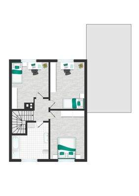 Grundriss Obergeschoss