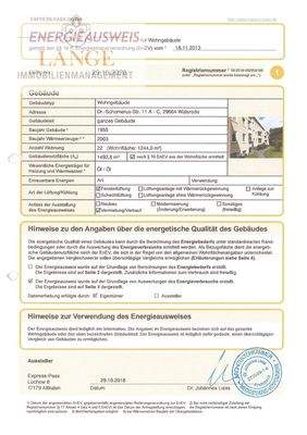 Energieausweis 11A-C-0005
