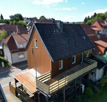 Haus von hinten links