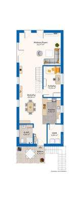 MFH Grundriss OG-Wohnung