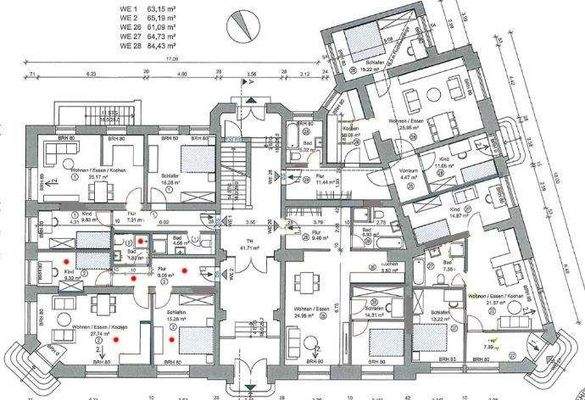 Grundriss Poisental EG WE 2