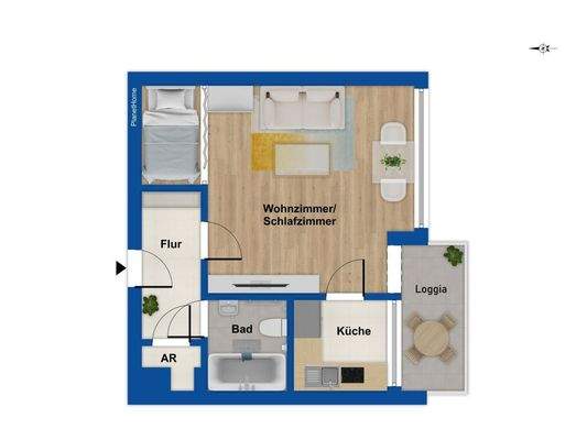 Grundriss 1. Obergeschoss