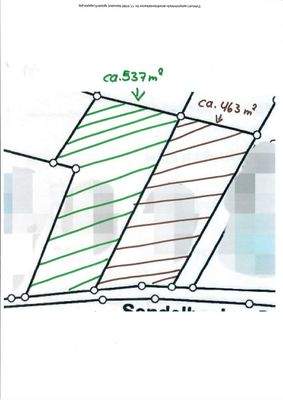 2 jeweils geteilte Grundstücke