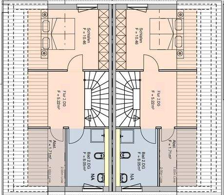 Dachgeschoss 2 Ausbau Variante Haus G