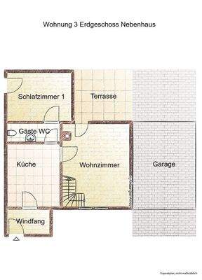 Wohnung 3 Erdgeschoss Nebenhaus