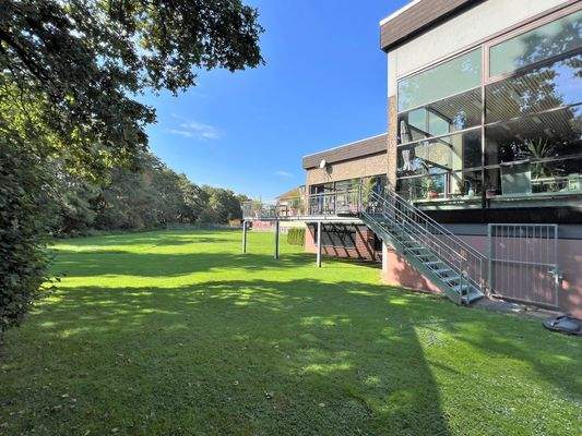 Saubere Außenanlagen