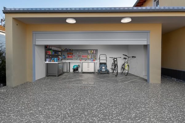 Doppelgarage Visualisierung