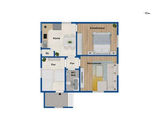 Grundriss Erdgeschoss