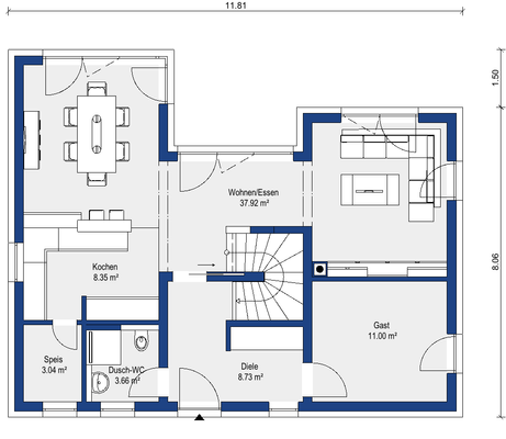 Erdgeschoss "Philip" - Variante