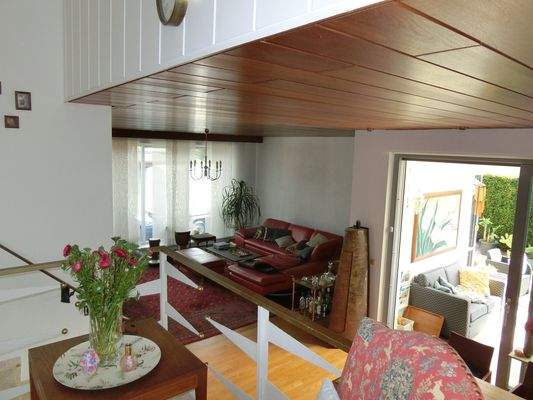 Blick ins Wohnzimmer