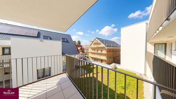 Einer der beiden Balkone