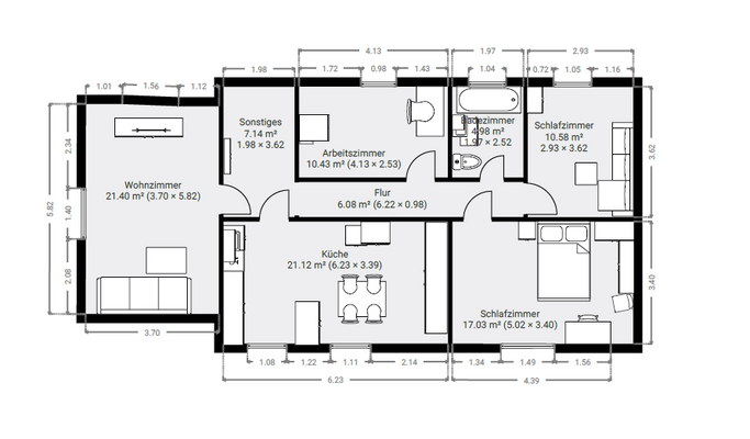 Grundriss Dachgeschoss