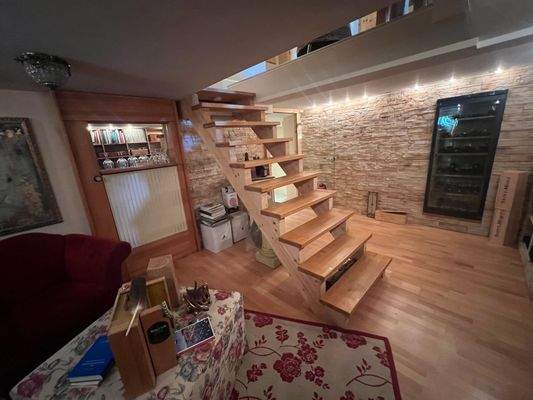 Relaxbereich mit Weinkühlschrank - Kopie