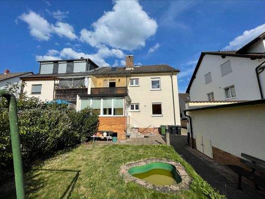 Rückansicht des Hauses