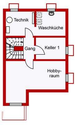 Kellergeschoss DHH Ost