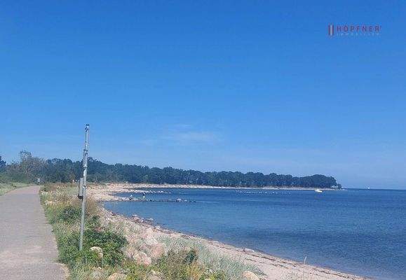 Blick auf Strand 100 Metern entfernt