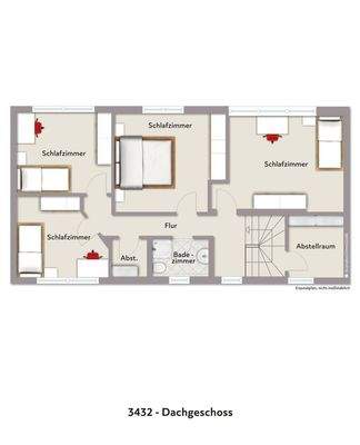 Grundriss DG vis. 3432