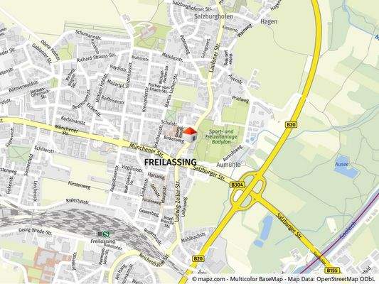 Geolyzer Kartenausschnitt