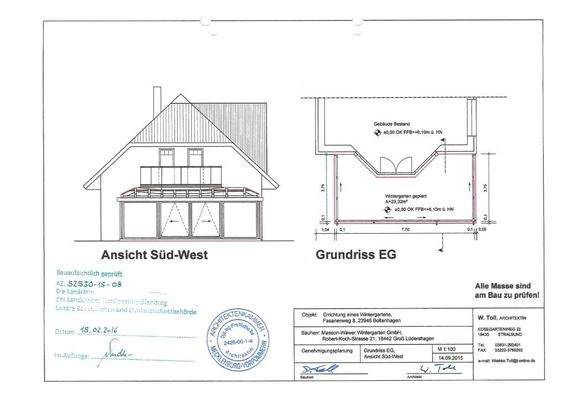 Wintergarten_Ansicht Süd-West
