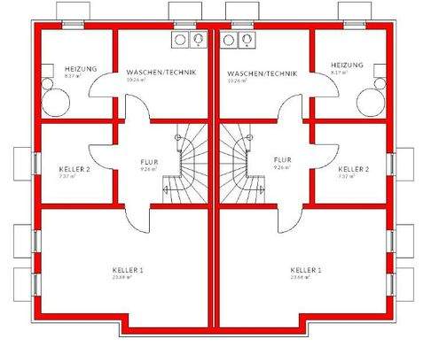 Grundriss Keller