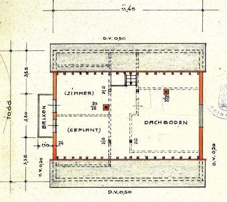 Grundriss Dachgeschoss