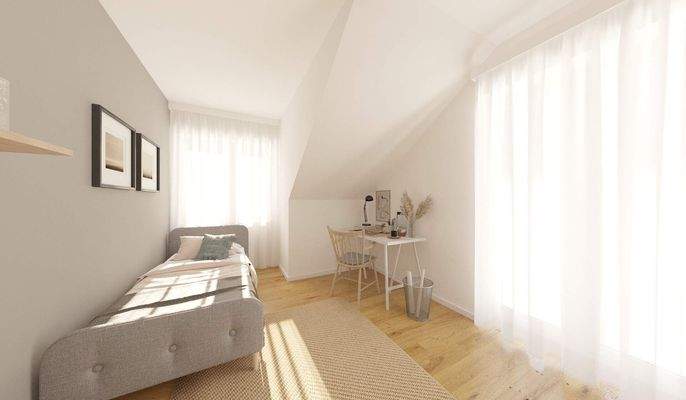 Das Kinderzimmer bietet Raum zur vollen Entfaltung