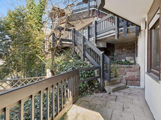 Außentreppe - Zugang ELW