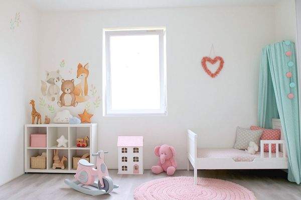 Kinderzimmer „visuell eingerichtet“