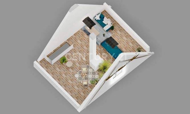 3. Etage 3D Grundriss