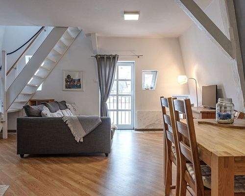 Wohnbereich Ferienwohnung Obergeschoss