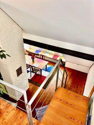 Blick von der Galerie nach unten