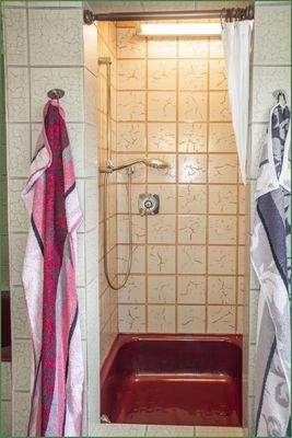 Dusche im Obergeschoss