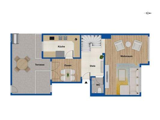 Grundriss Obergeschoss