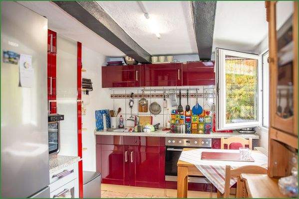 Küche im Fachwerkhaus