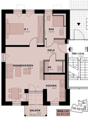 Grundriss EG-Wohnung