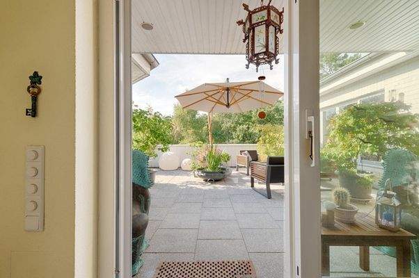 Zugang zur Dachterrasse