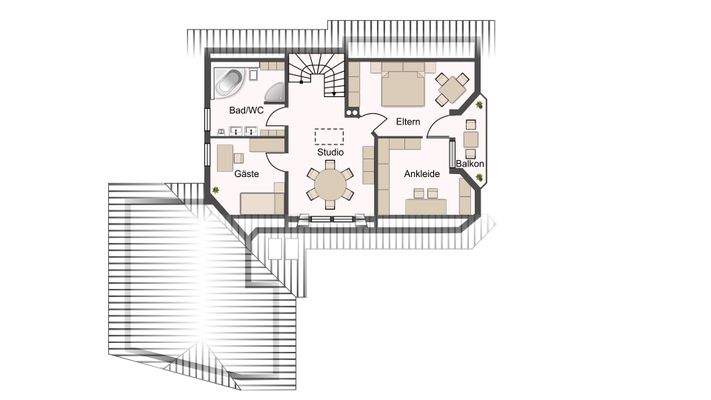 Grundriss Dachgeschoss