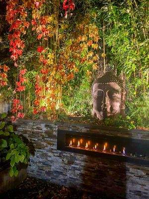 Außenbereich bei Abend