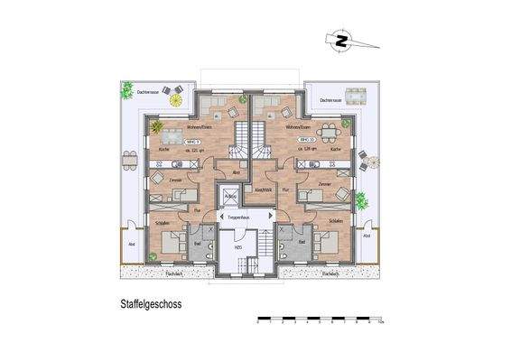 Grundriss Staffelgeschoss