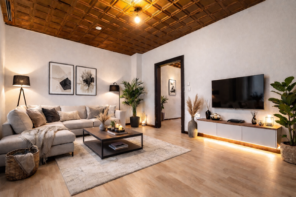 Einrichtungsbeispiel Wohnzimmer