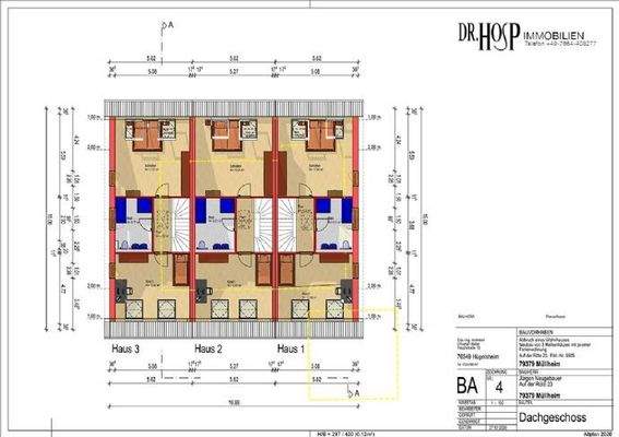 Dachgeschoss der Maisonette