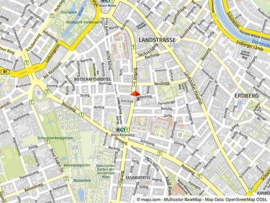 Geolyzer Kartenausschnitt