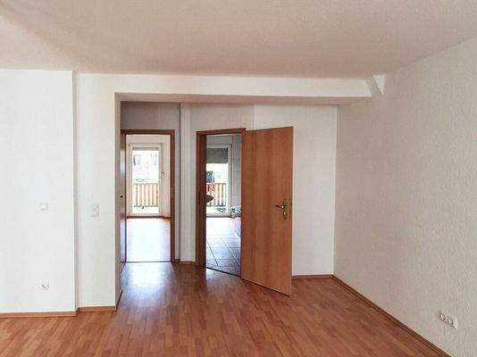 Beispiel Wohnbereich 2-Raum-Wohnung im Erdgeschoss rechts