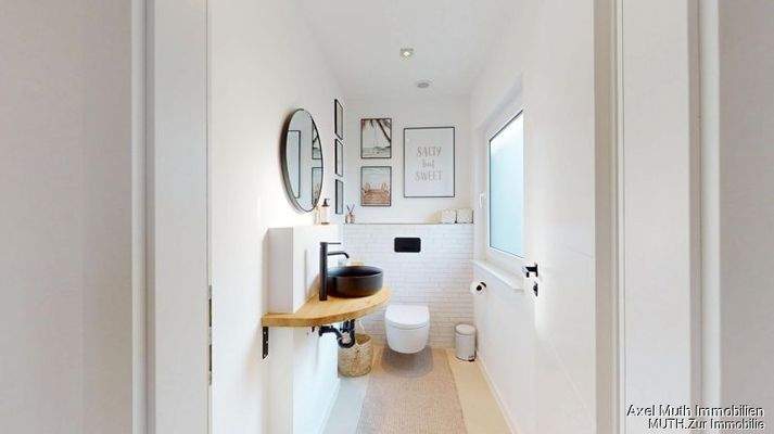 Sanitärbereich für Gäste