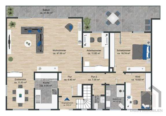 Grundriss Erdgeschoss