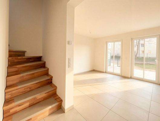 Blick ins Wohnzimmer