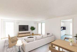 Offener Wohn- und Essbereich