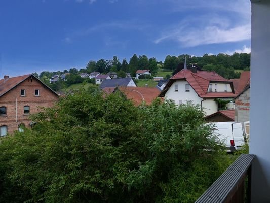 Blick von dem Balkon