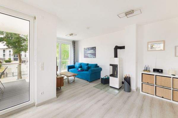 Wohnbereich mit Kamin