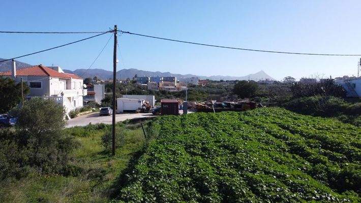 Kreta, Chorafakia: Grundstück mit Meerblick in Akrotiri zu verkaufen